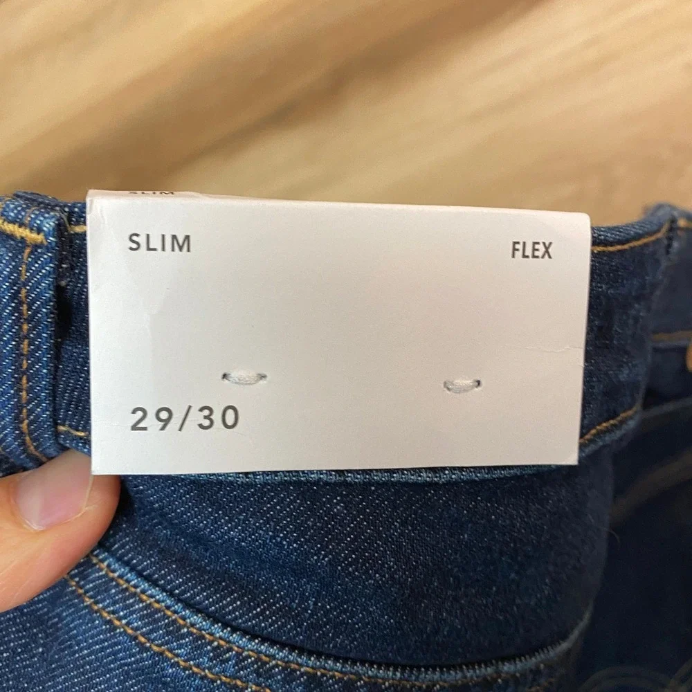 American Eagle Slim Flex Dark Wash Indigo Denim Jeans Mens 29x30